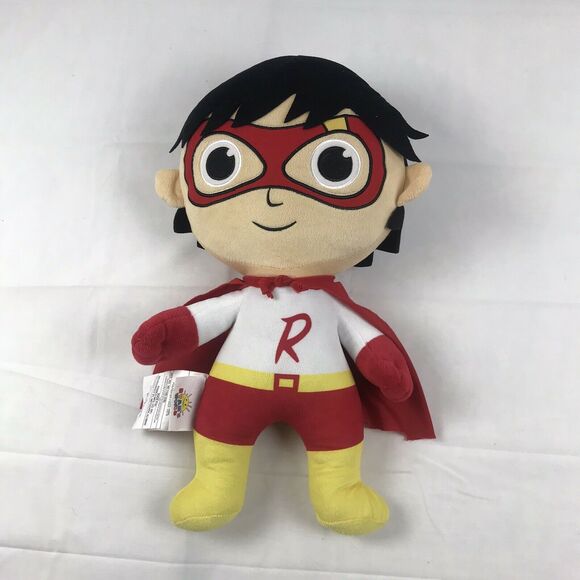 Pocket Watch Other - 18" Ryan's World Plush Pillow Buddy Red Titan Boy‎ Super Hero Stuffed Toy Gift